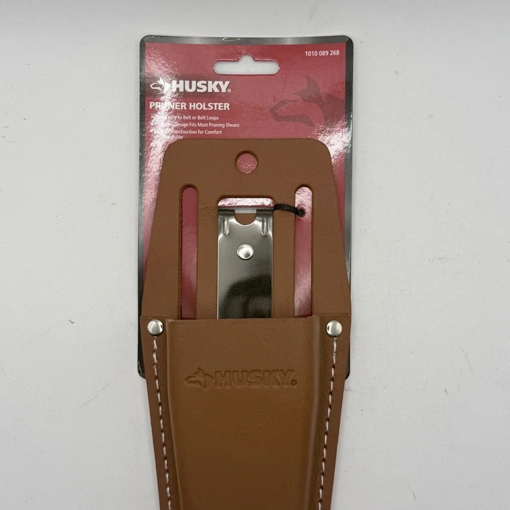 Husky Leather Pruner Holster Belt Clip Sheath Pruning Shears NEW 1010-089-268